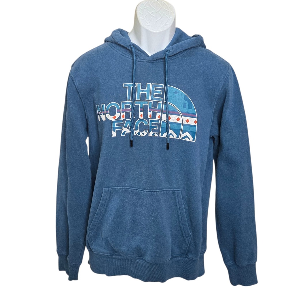 The North Face Mens Athletic Half Dome Hoodie‎ Size Small Pullover Training Gym